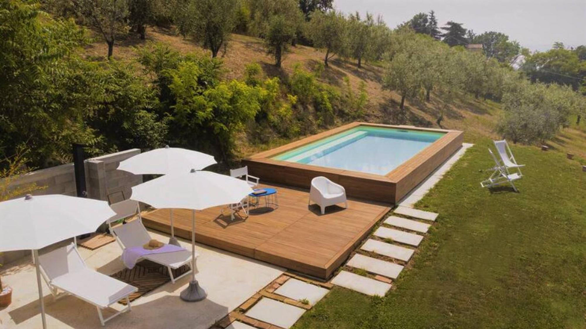 Borgo Calbianco - Private House With Pool & Airco Cerreto Castello Exterior foto