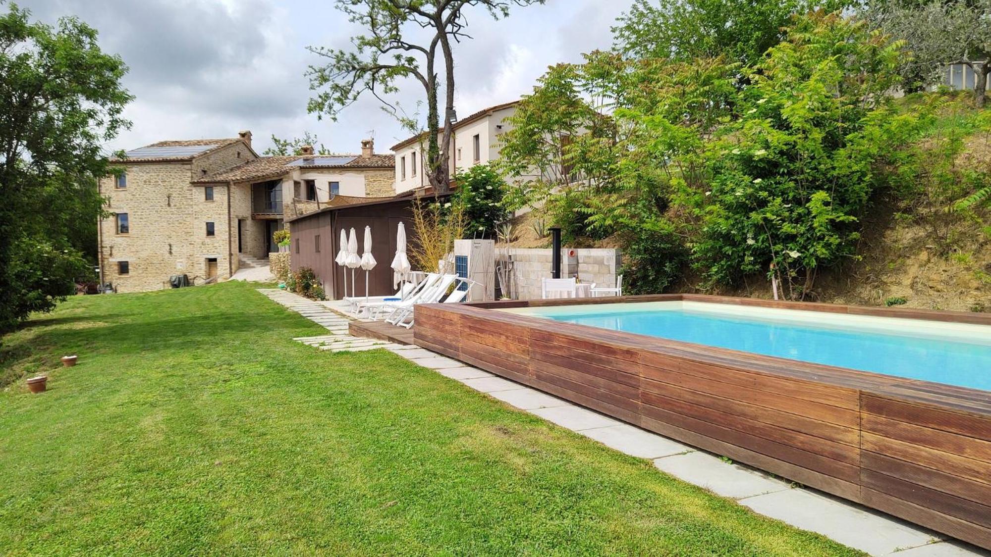 Borgo Calbianco - Private House With Pool & Airco Cerreto Castello Exterior foto